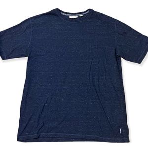 Rowm Short-sleeve Men’s Navy Blue Crewneck Tee [M]